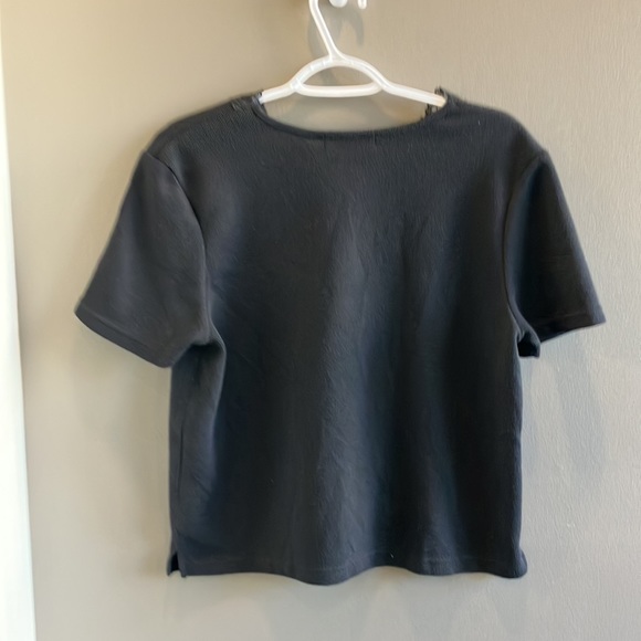 Cottage Street Women’s Short Sleeved Black Blouse Size XL - Picture 10 of 14